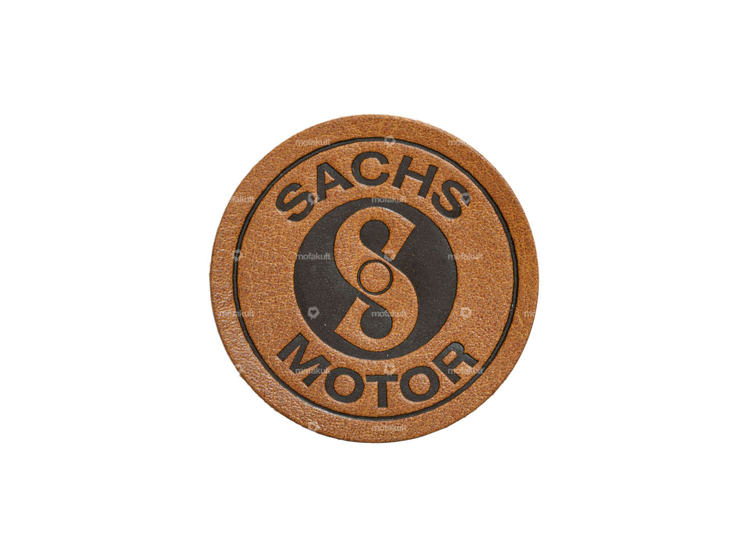 mk-Merch patch "Sachs" Ø 45 mm imitation leather Carousel Image 1