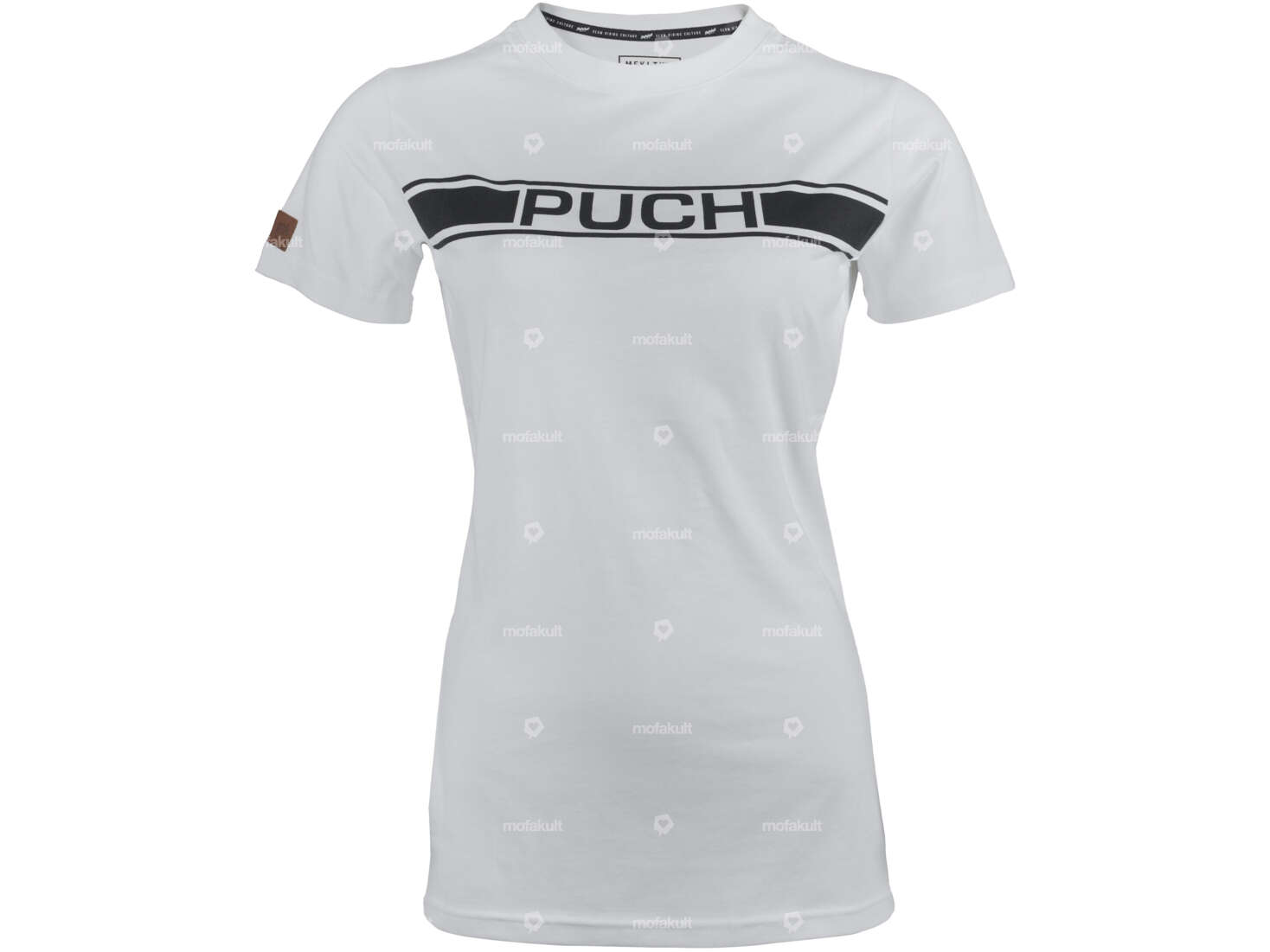 mk-Merch T-Shirt "Puch" Woman White Carousel Image 1