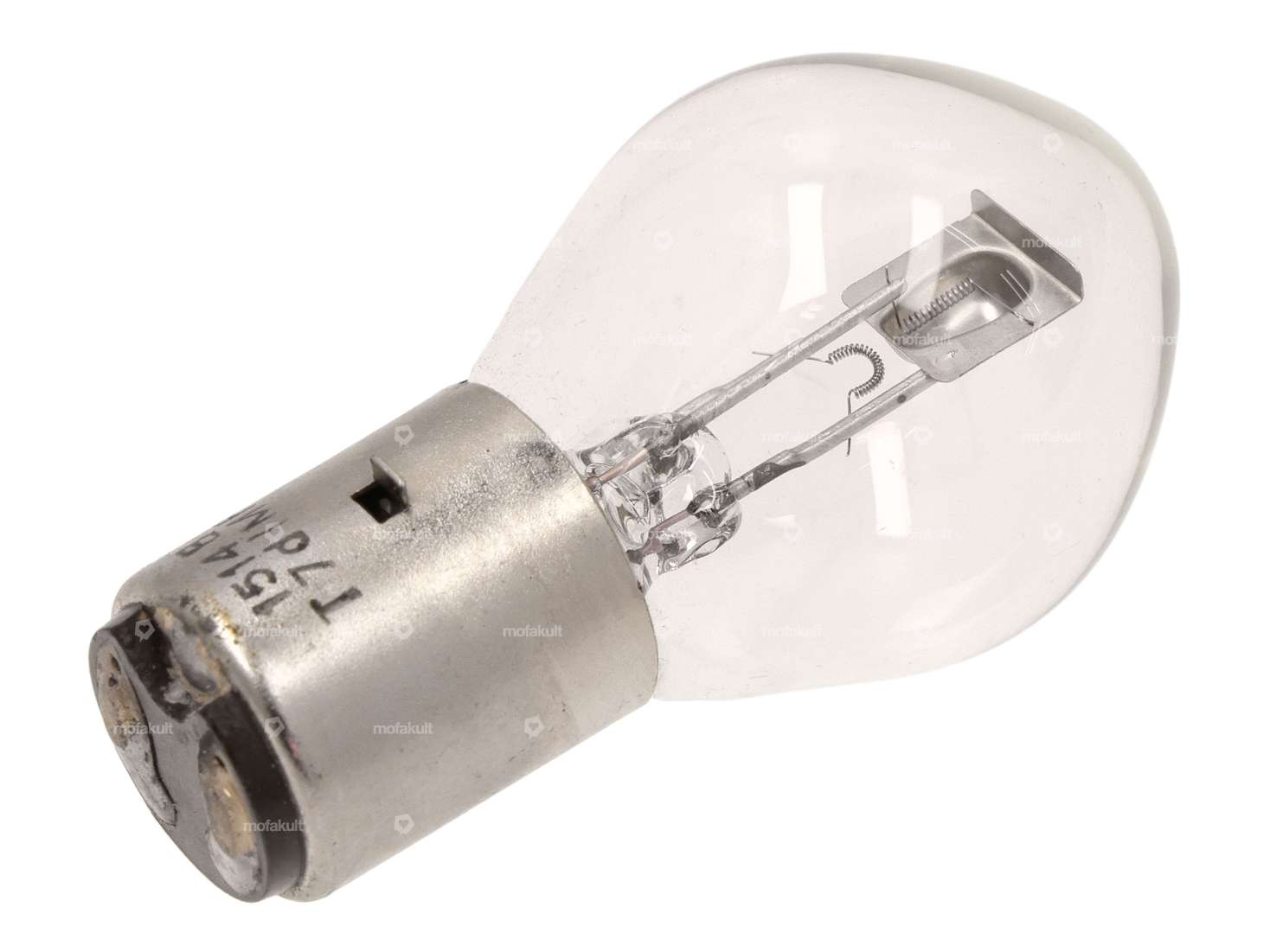 TUNGSRAM bulb 6V - 25/25W (BA20d) 2-filament NOS Carousel Image 1