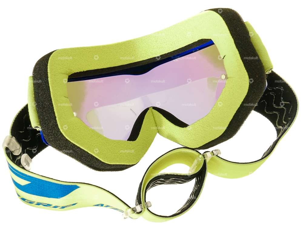 ProGrip goggles MX 3201 Raceline blue mirrored Carousel Image 3