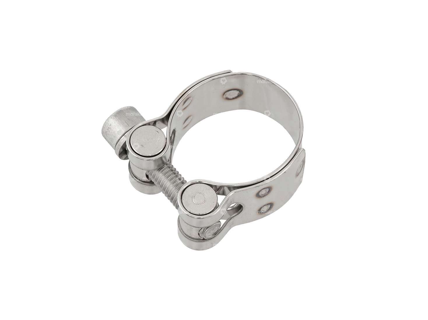 Exhaust clamp solid 27 - 28 mm Inox | Sachs 503 Carousel Image 2