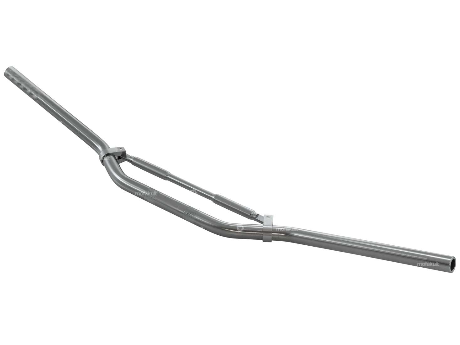 Racing handlebar fork plate 8 cm aluminum silver Carousel Image 2
