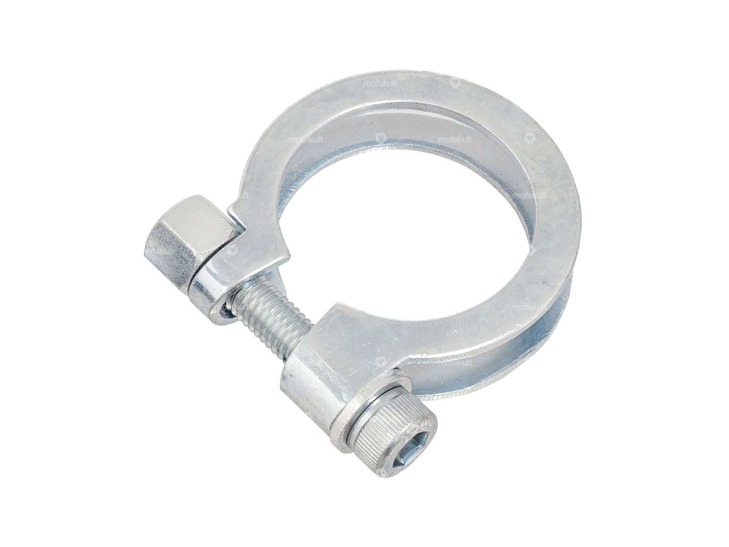 swiing® revival solid exhaust clamp 28 - 30 mm galvanized (12.9 strength) Carousel Image 1