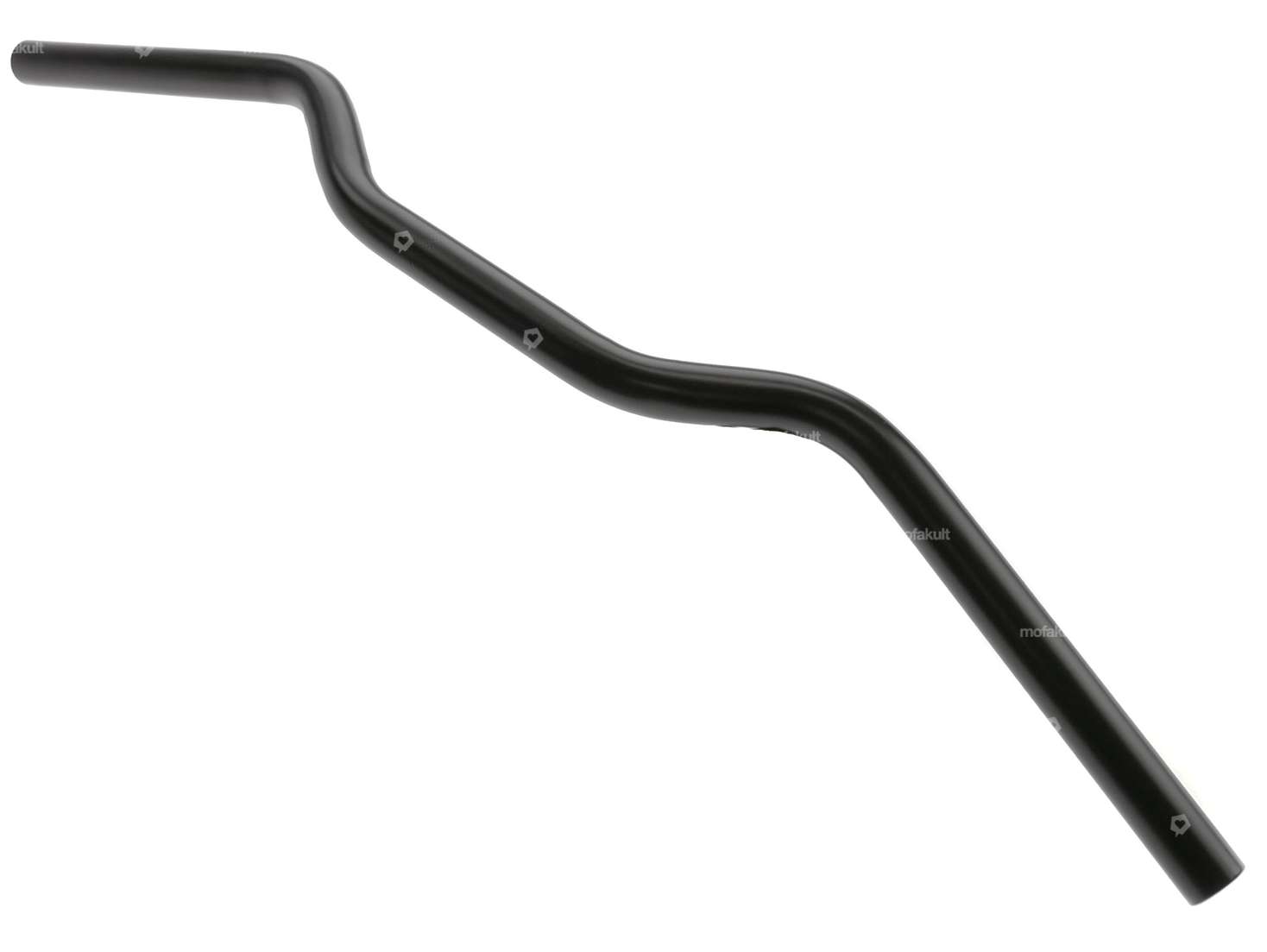 Handlebar fork plate 6 cm curved Street black Carousel Image 2