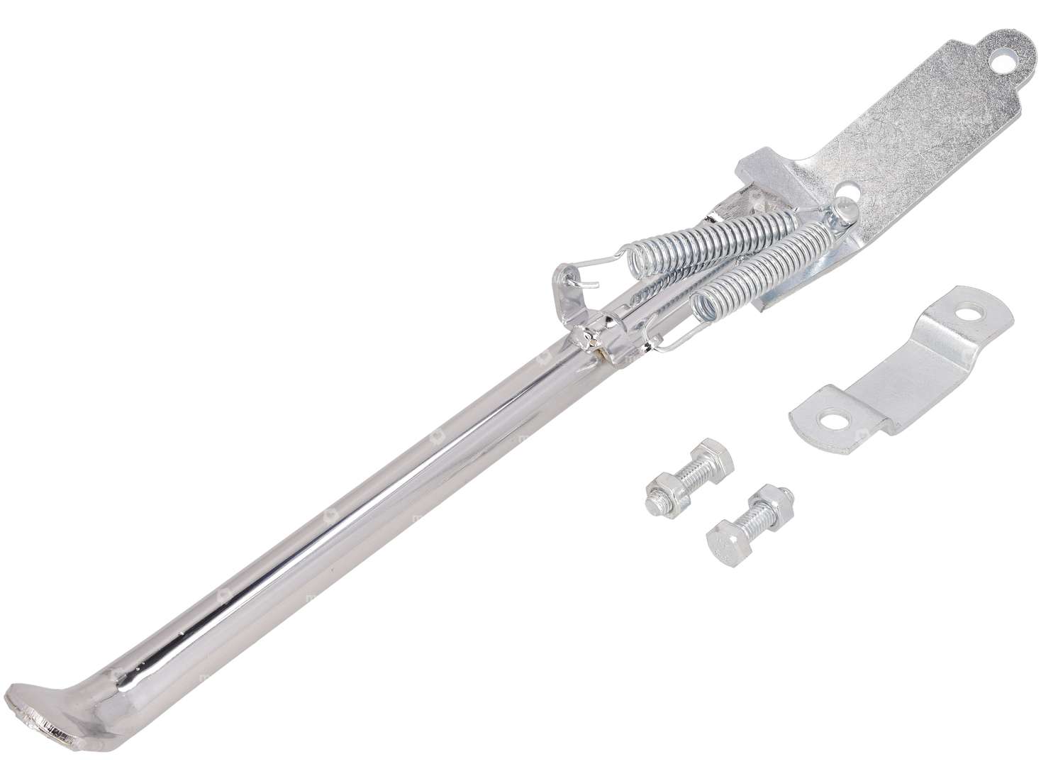 Side stand right flat mounting 31 cm chrome Carousel Image 1