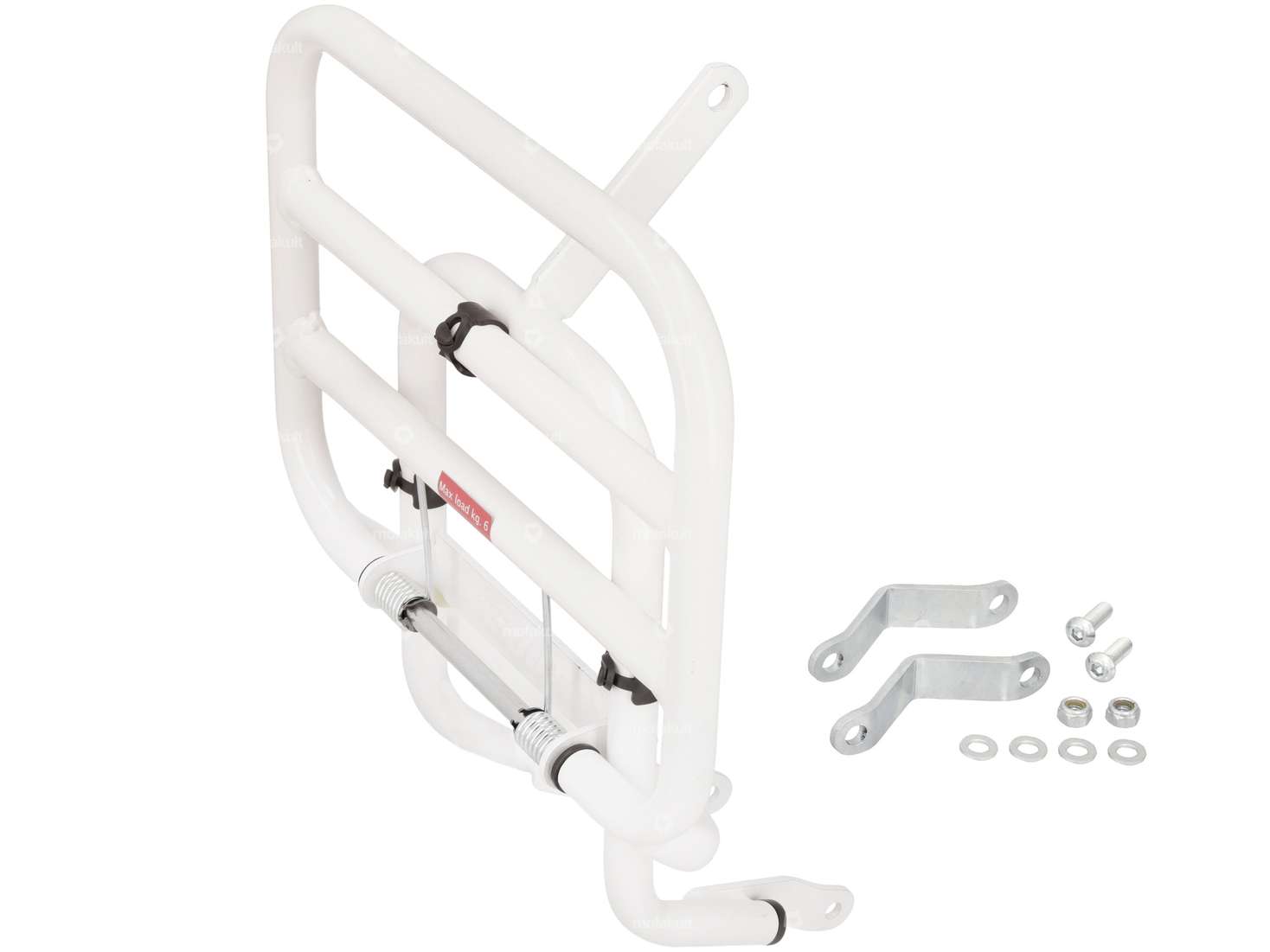 Front carrier solid white | Piaggio Ciao Carousel Image 1