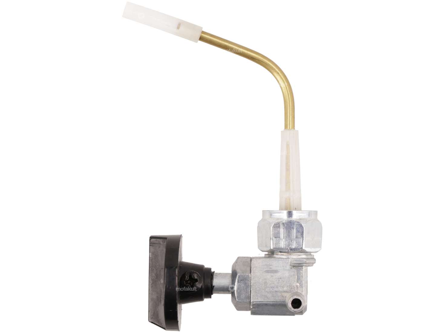 Fuel tap vertical M16x1 (with union nut) outgoing right | KTM Hobby III, GP40, Foxi Carousel Image 1