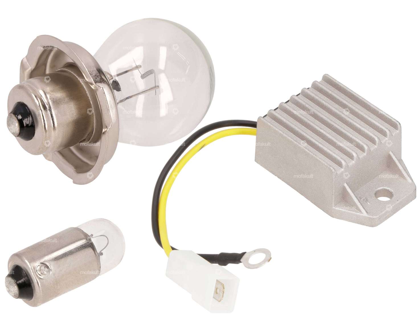 12V bulb set (P26s) with GPO voltage regulator | Puch Carousel Image 1