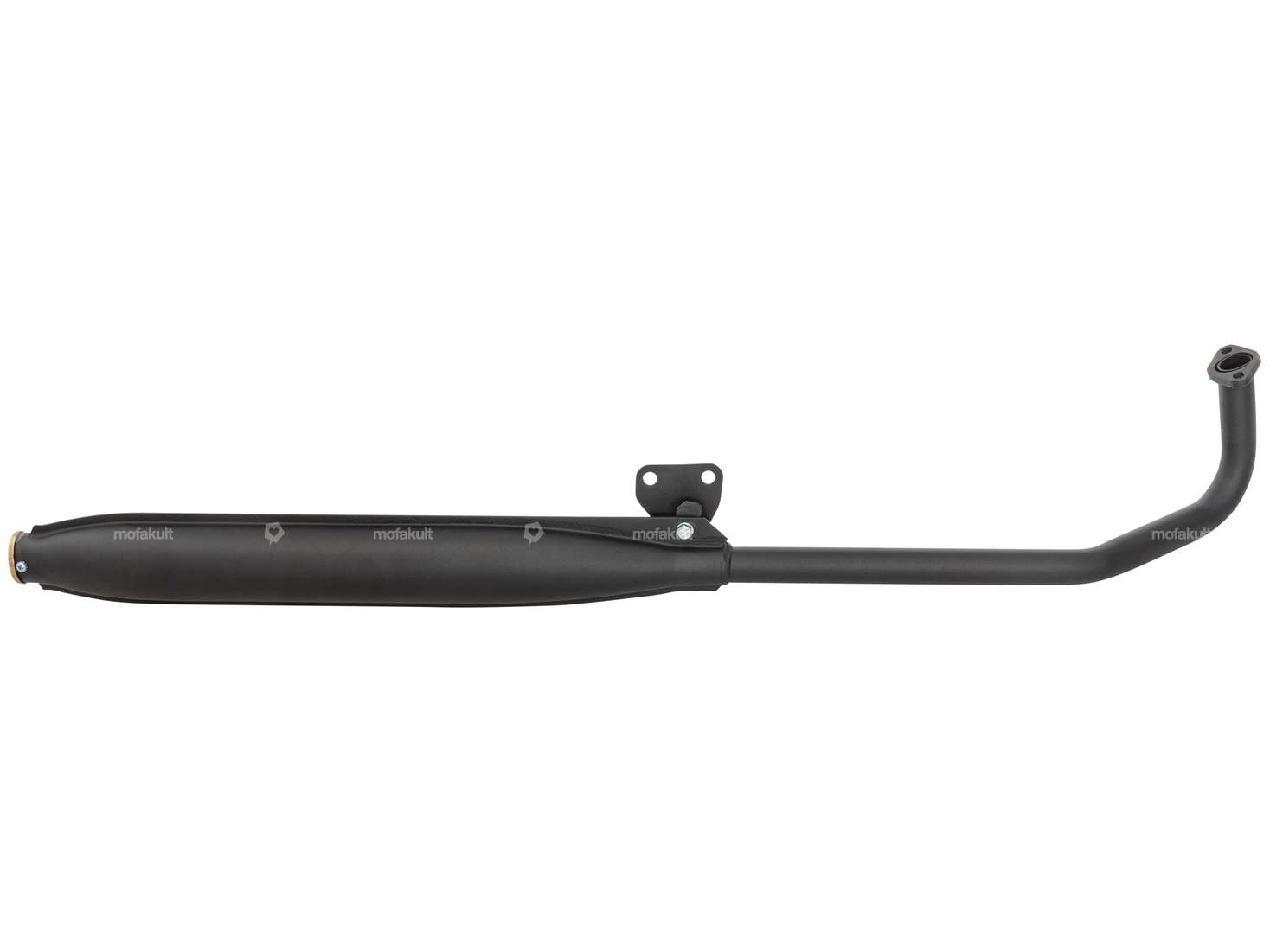 Exhaust 25 mm angled outlet black | Tomos Carousel Image 1