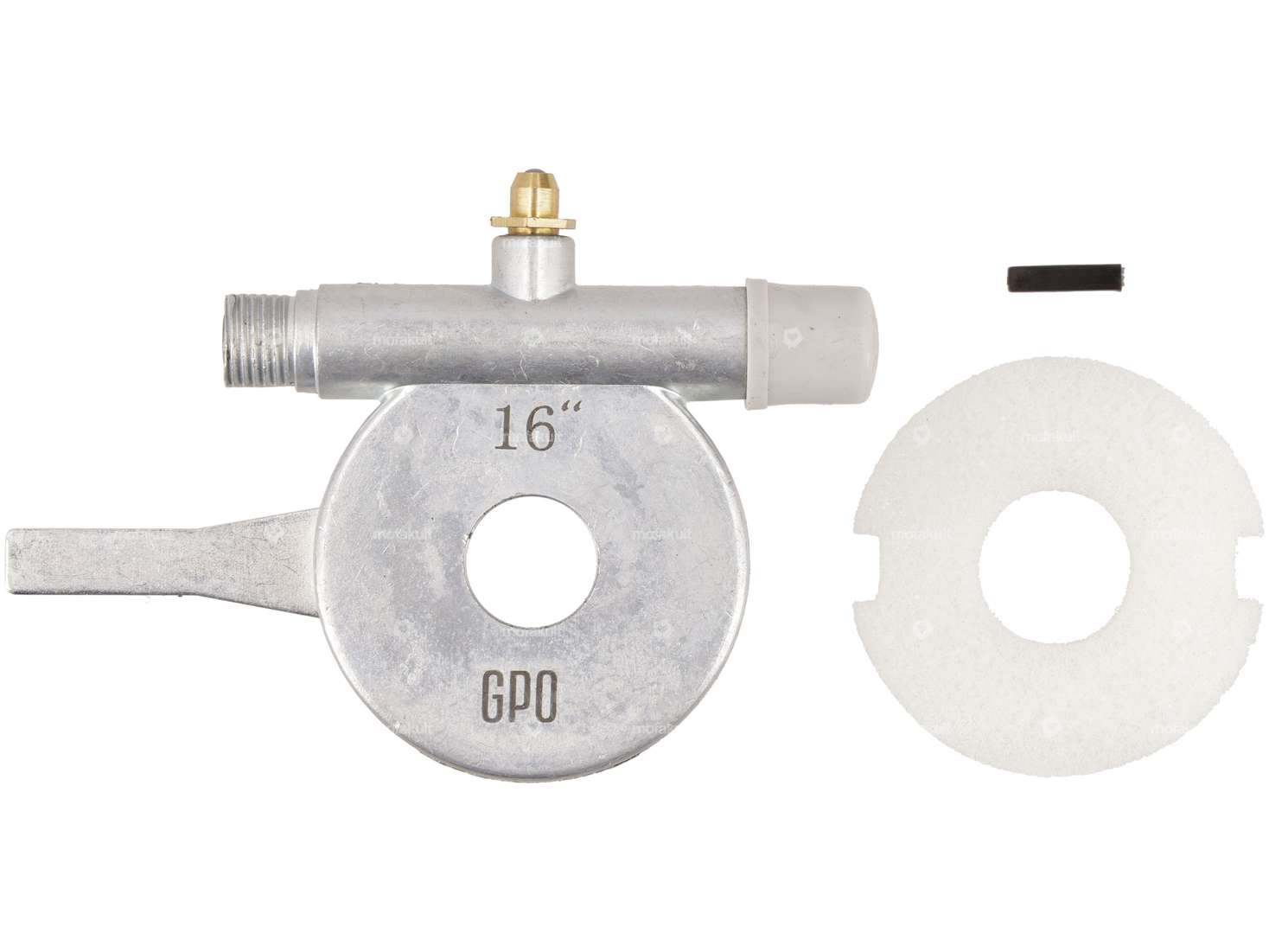 GPO speedometer drive 16" bracket with grease nipple axle 12 mm Carousel Image 1