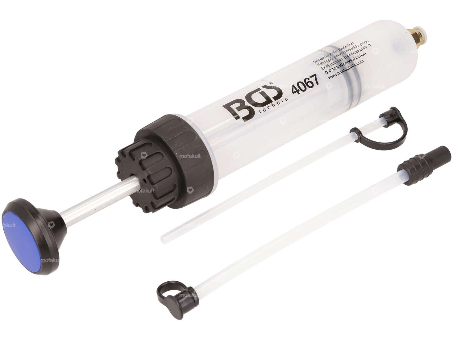 BGS hand pump / filling syringe 200 ml Carousel Image 1