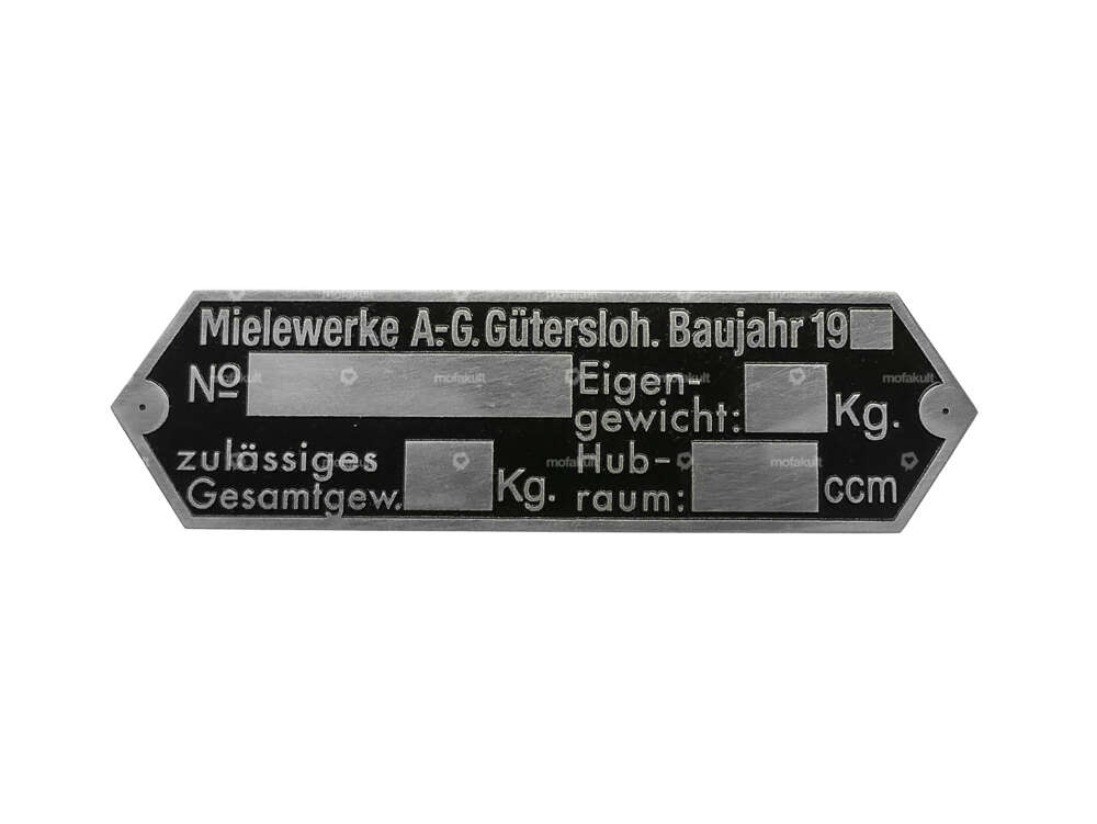 Nameplate | Mielewerke A.-G. Gütersloh Carousel Image 1