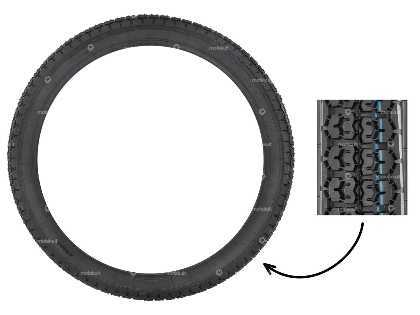 Mitas 2.25 x 18" tires B4 Allround Carousel Image 1