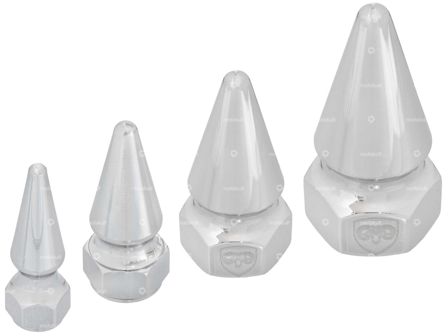 66HEROES pointed nut "Spike" M5 - M12 Inox Carousel Image 1