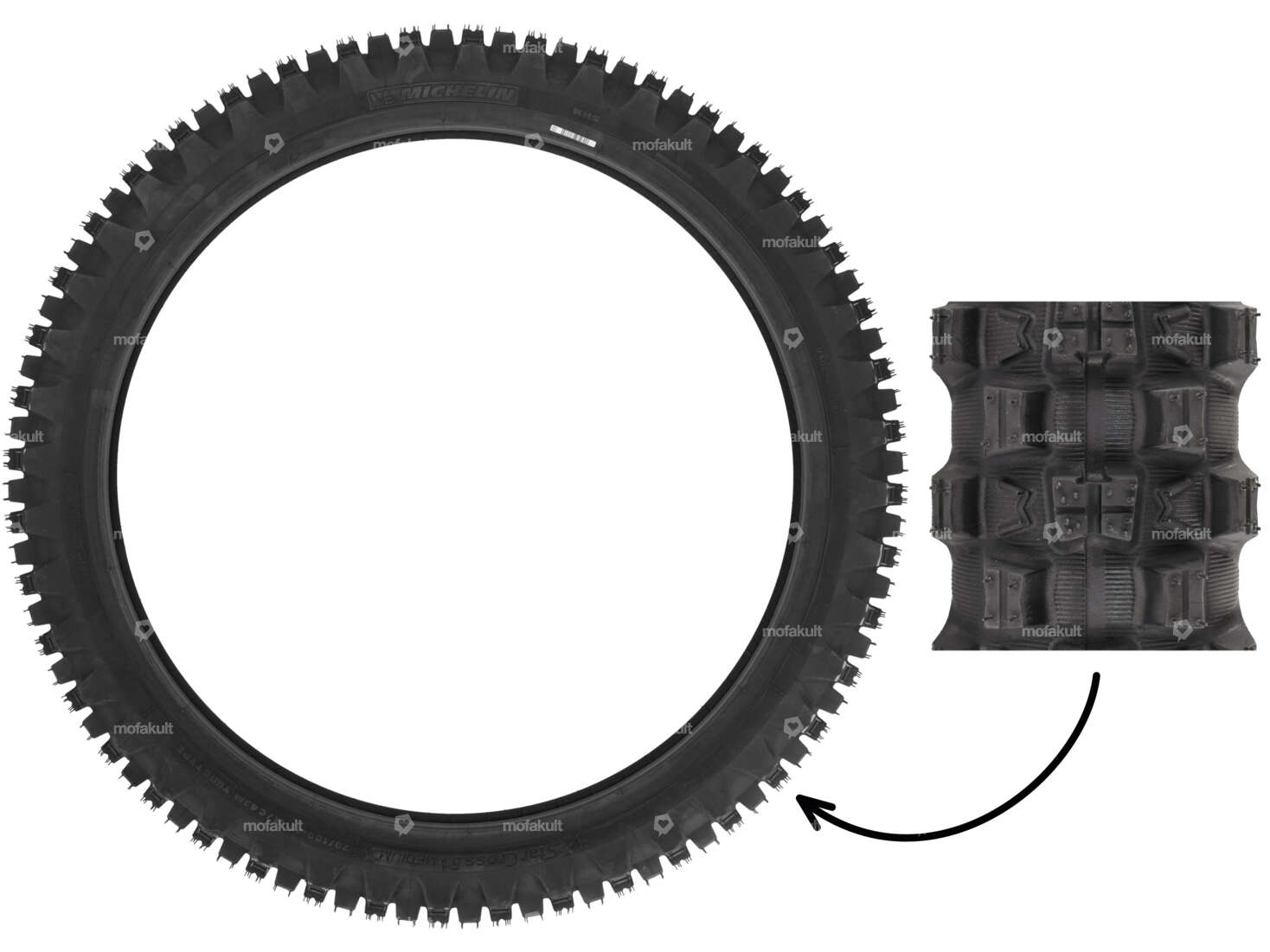 Michelin 70/100 x 19" STARCROSS 5 motocross tires Carousel Image 1
