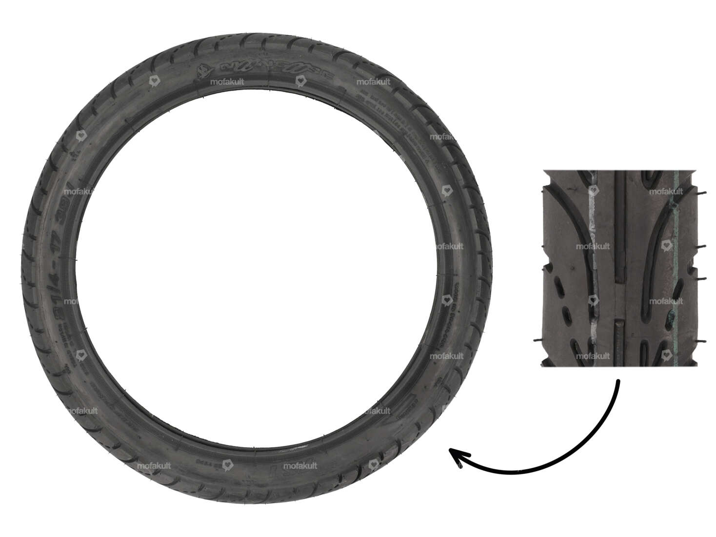 VeeRubber 2.25 x 17" tires VRM093 (V093) Semi-Slick Carousel Image 1