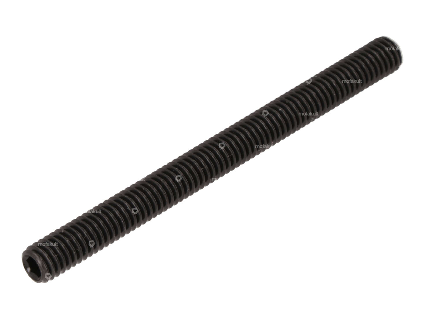 Grub screw M6x70 mm hexagon socket, blackened Carousel Image 1