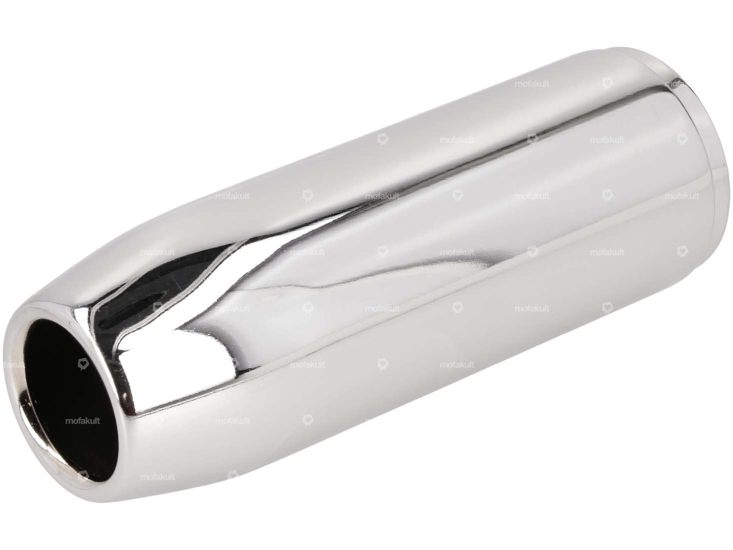 End piece exhaust cigar 60 mm chrome Carousel Image 1