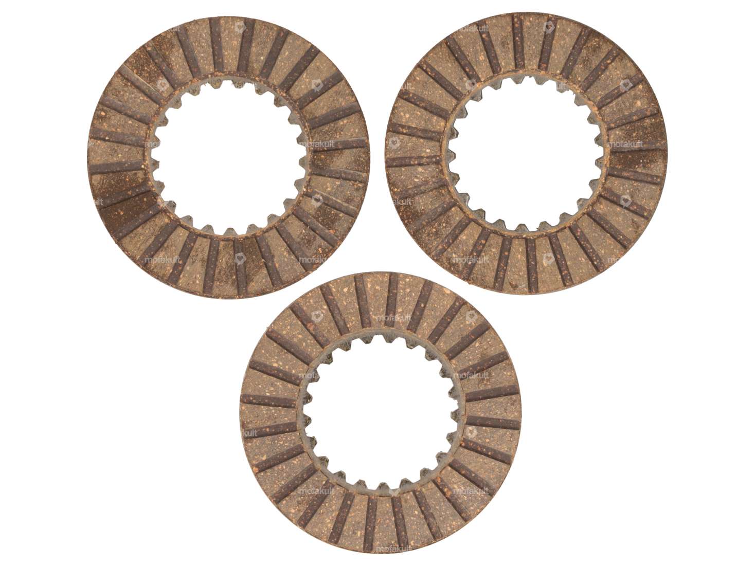 NewFren clutch plates (3 pcs.) | Sachs >50 ccm Carousel Image 1