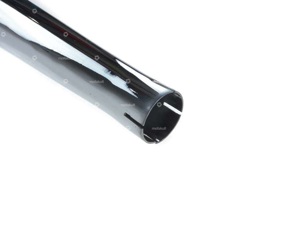 Jamarcol muffler cigar Ø 32 / 70 mm curved chrome Carousel Image 2