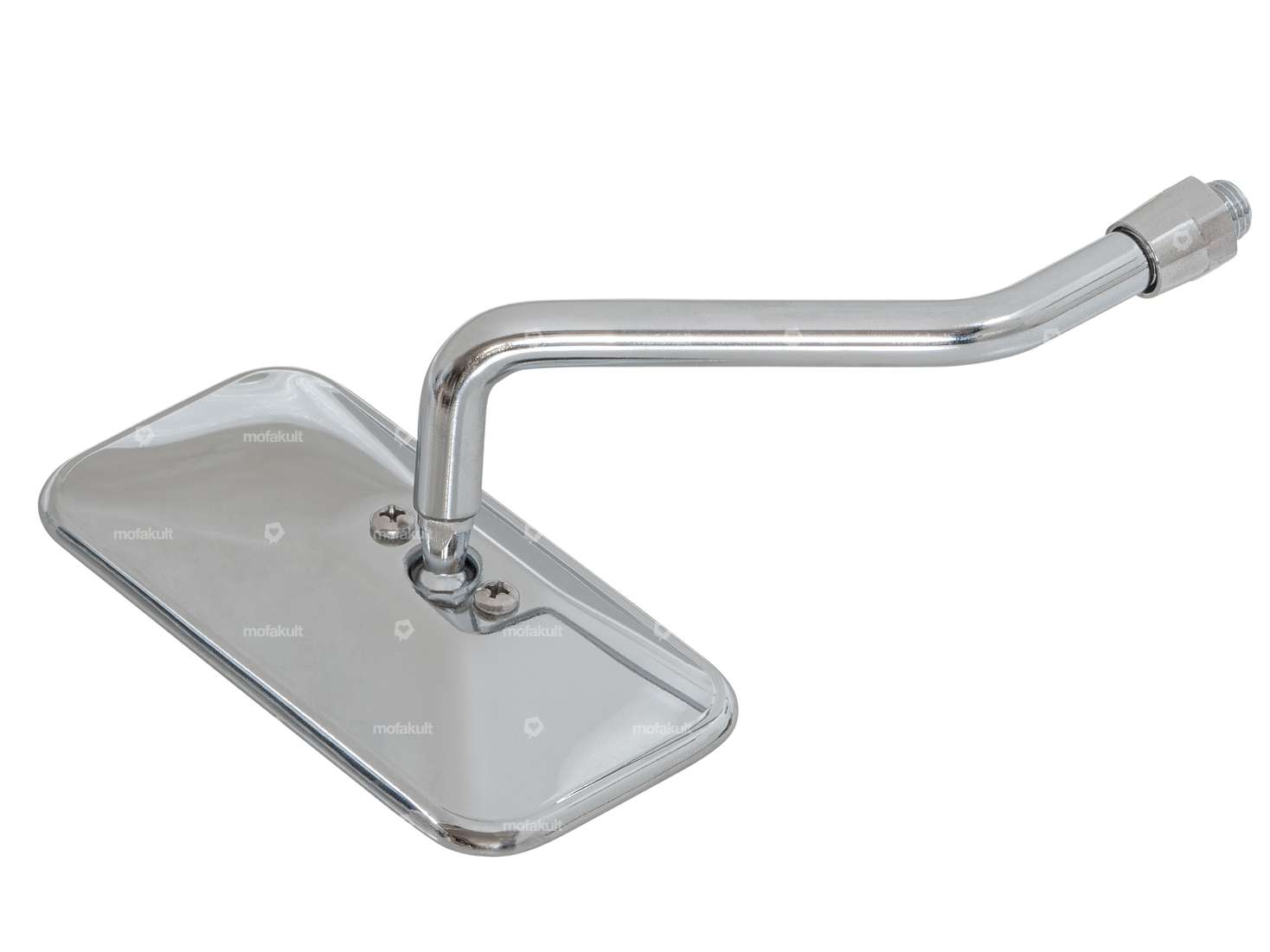Mirror "Chopper" short left chrome Carousel Image 3