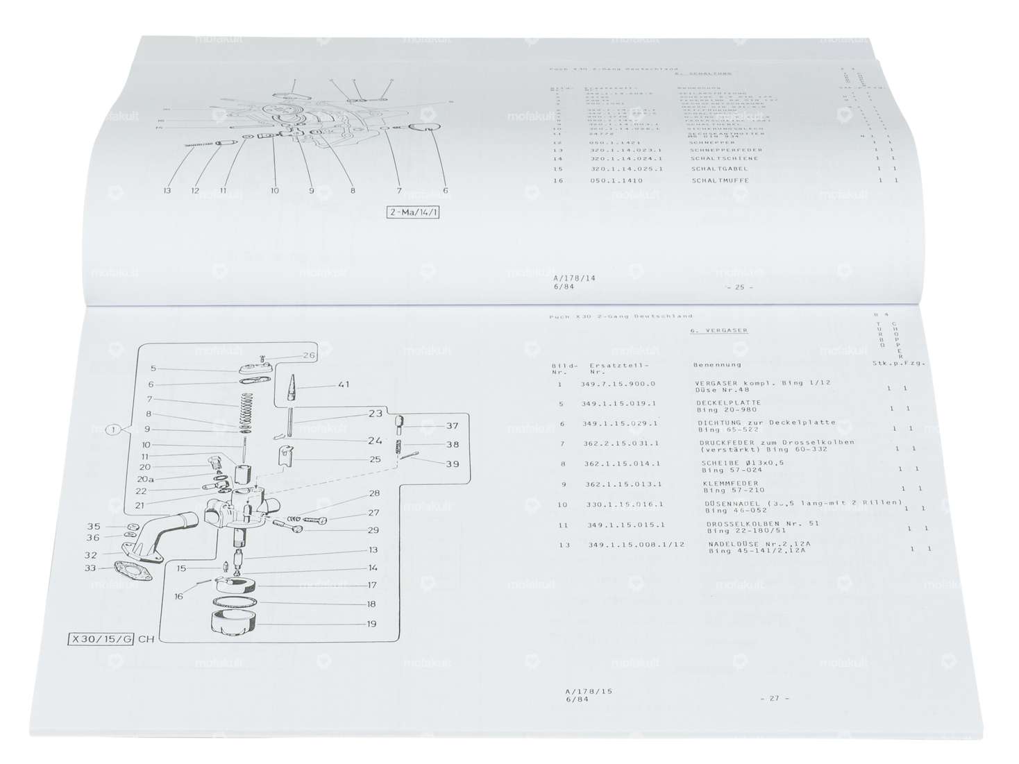 Spare parts catalog | Puch X30 Turbo Chopper (DE) Carousel Image 3