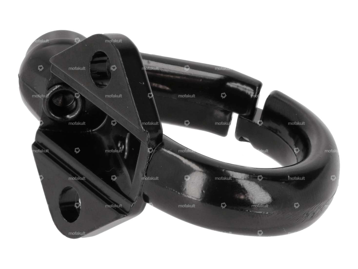 Luggage hook / helmet hook aluminum black original | Piaggio Ciao C24, SI, Bravo Carousel Image 2