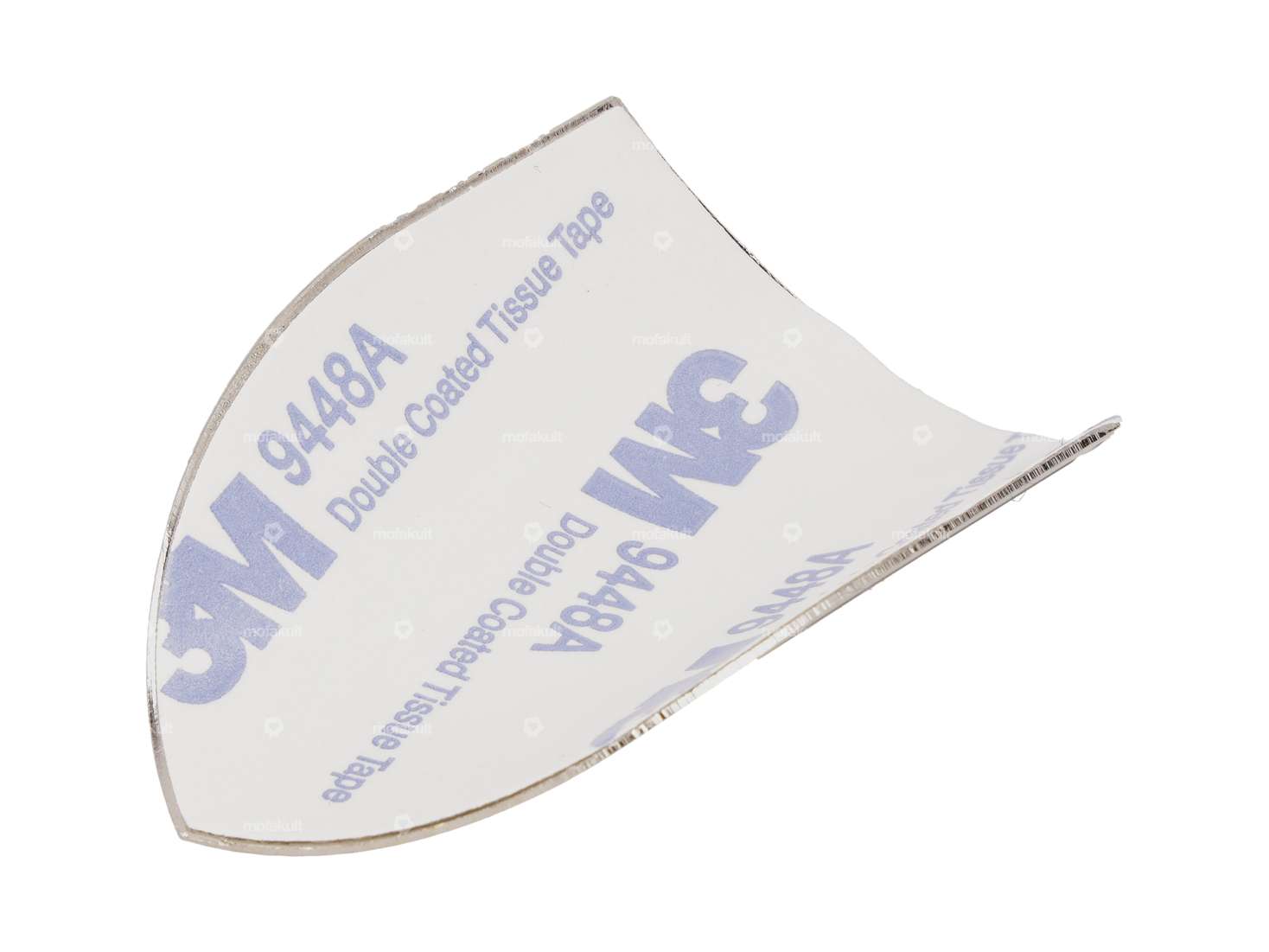 66HEROES steering head shield bent chrome Carousel Image 2