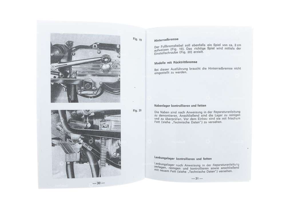 Operating instructions | Puch X30 Sport NS/NL Carousel Image 6