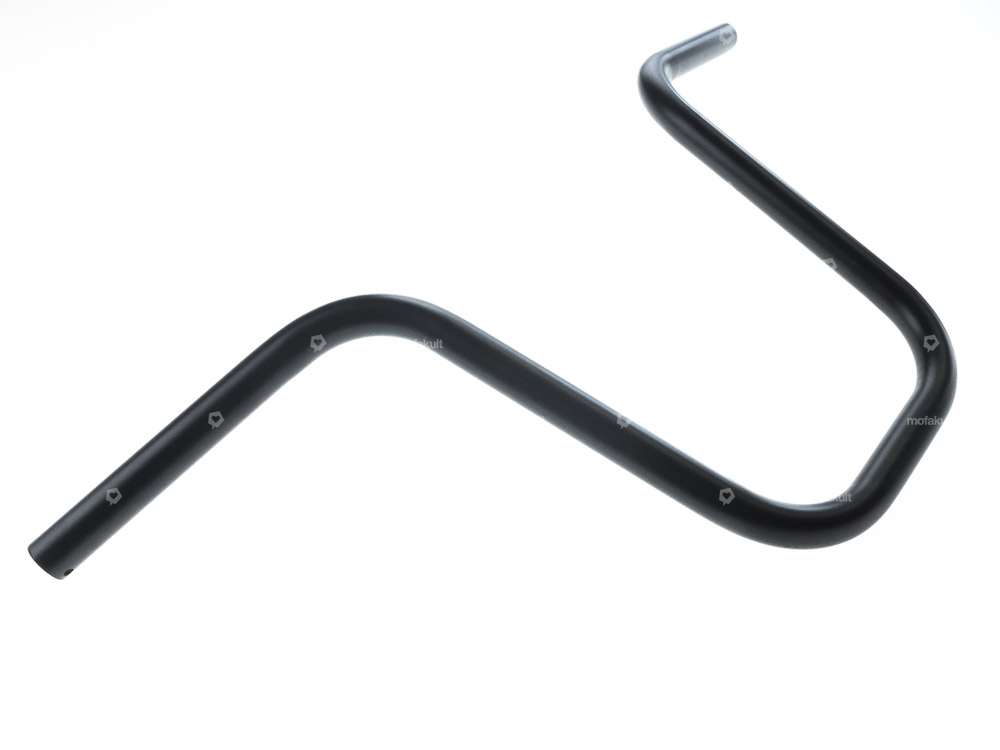 Handlebar fork plate 30 cm curved black Carousel Image 2