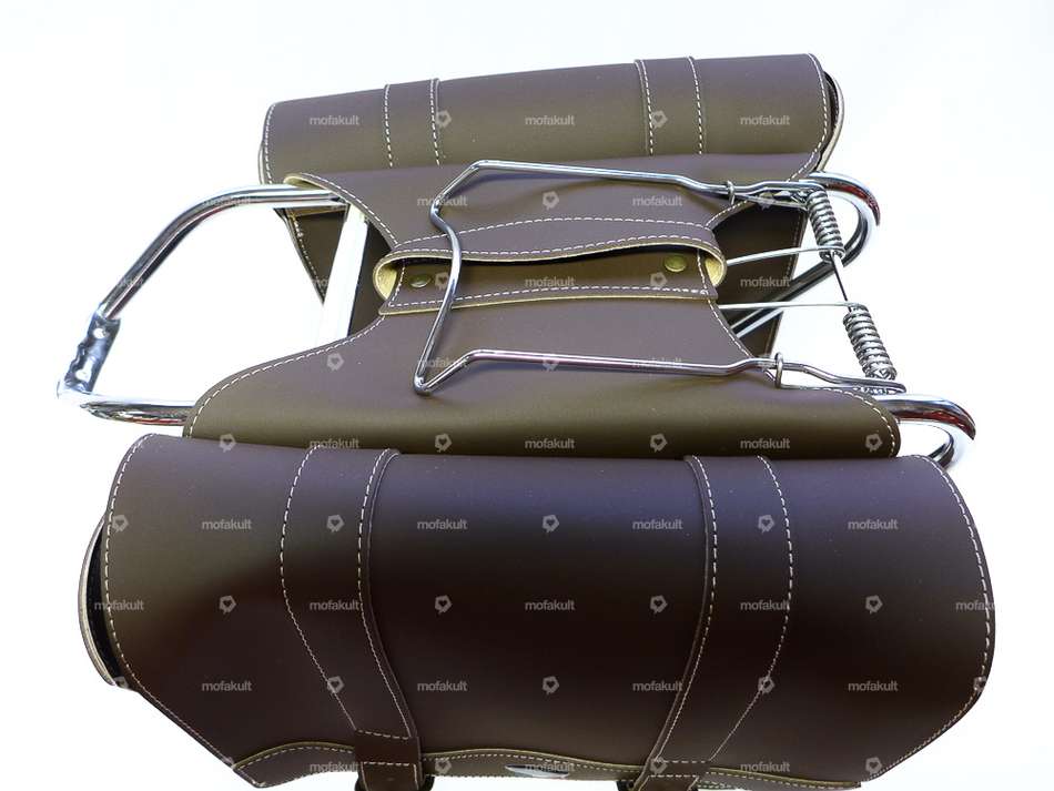 Luggage bag Classic brown / cream Carousel Image 3