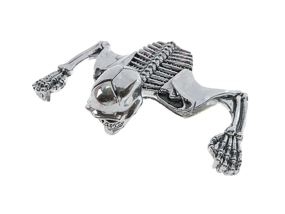 Visor Skull large chrome Carousel Image 1