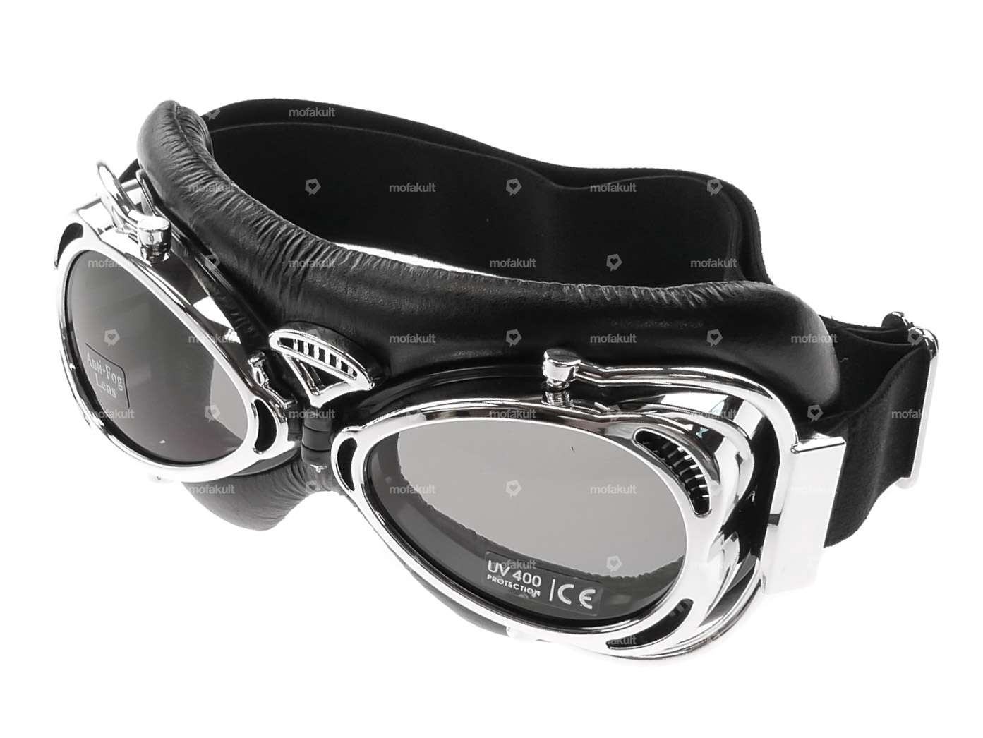 Aviator glasses vintage chrome Carousel Image 1