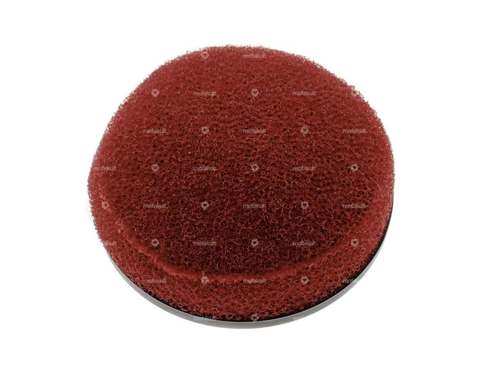 GPO mushroom air filter short foam red (Ø=50 mm) Carousel Image 1