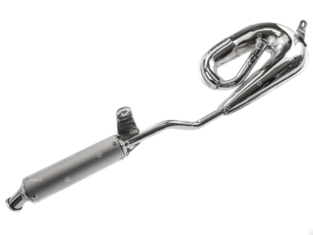 TECNO Circuit Exhaust Chrome | Piaggio Ciao, Bravo Carousel Image 1