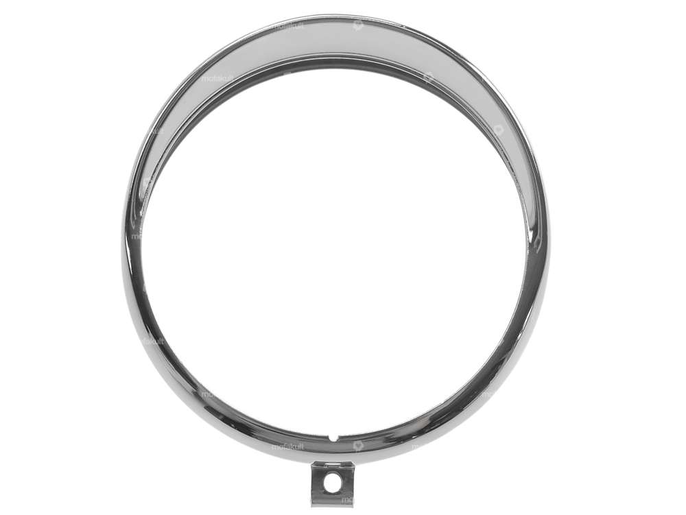 Lamp ring Ø 130 mm chrome with shade Carousel Image 1