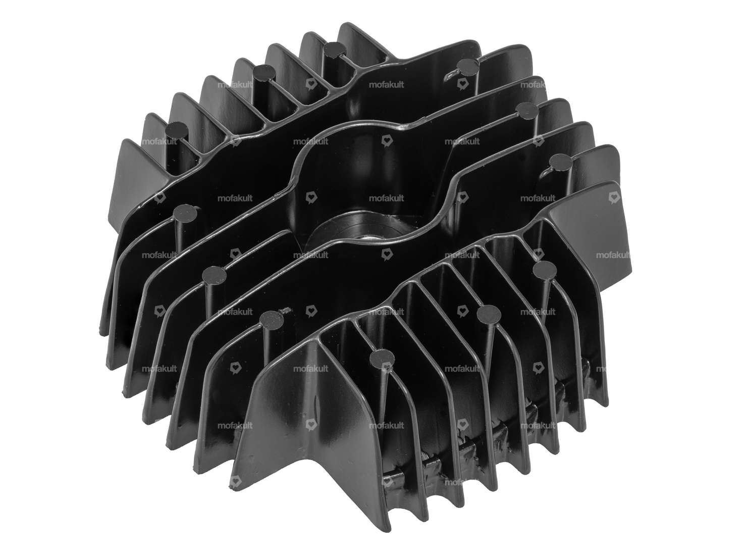 GPO 38 mm cylinder head Puch AT model new version black Carousel Image 1