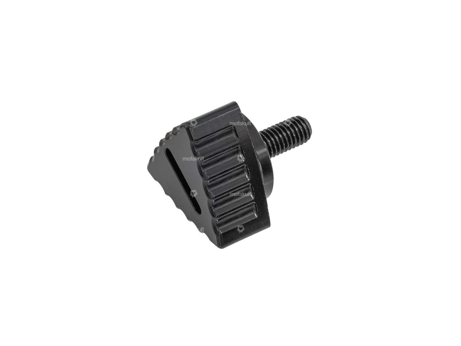 66HEROES side protection screw CNC 13 mm aluminum black (solid material) Carousel Image 1