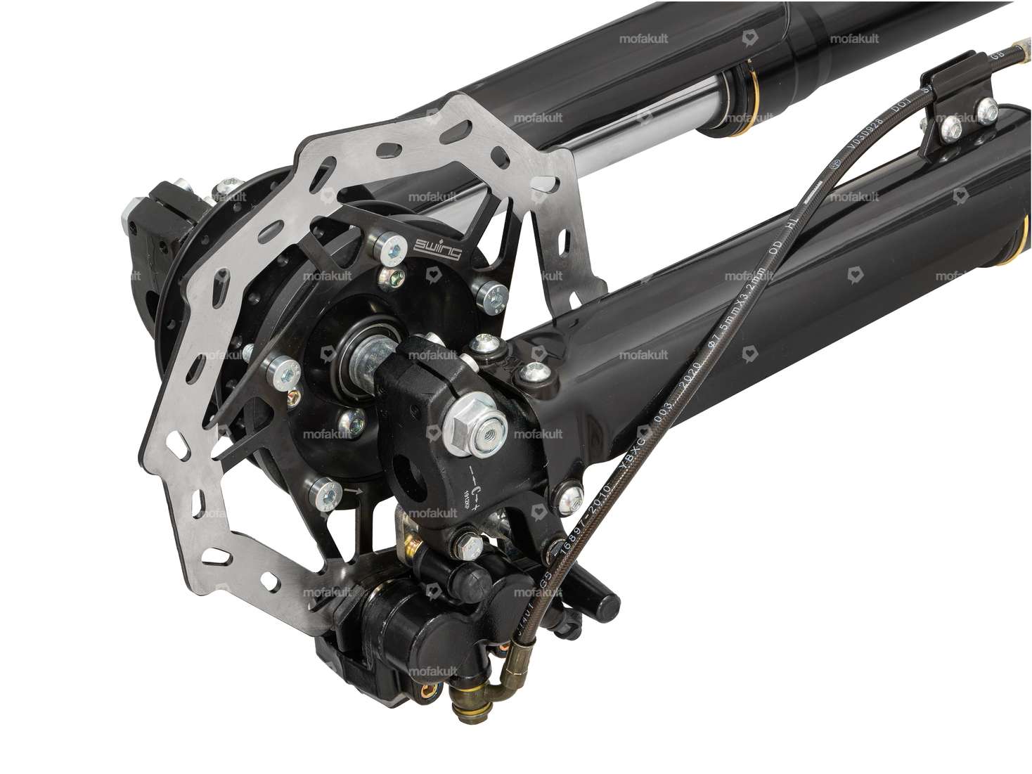 Hydraulic moped cross fork with disc brake | Puch Carousel Image 4