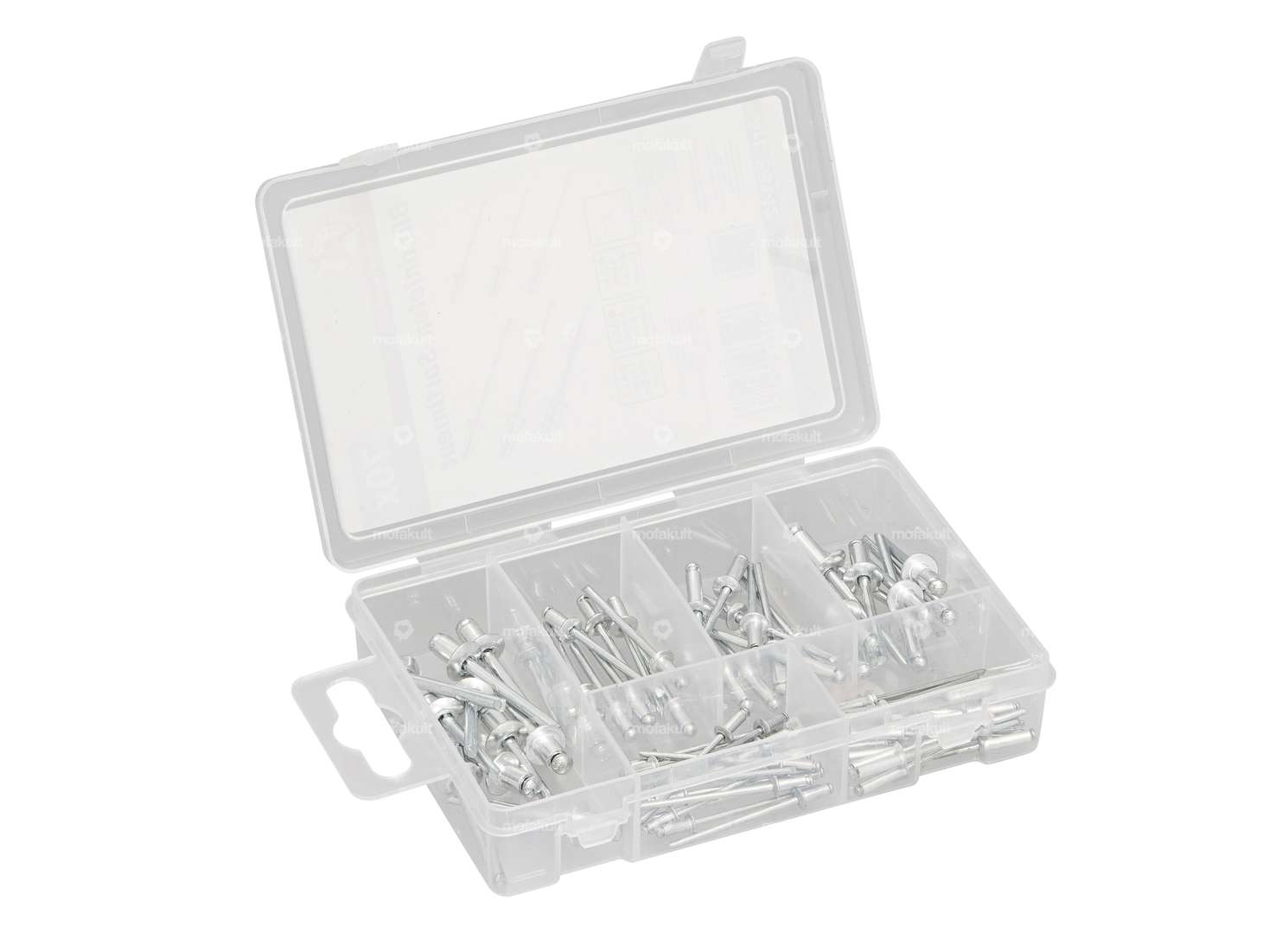 BGS blind rivet assortment 2.4 / 3.2 / 4.0 / 4.8 mm 70 pcs. Carousel Image 1