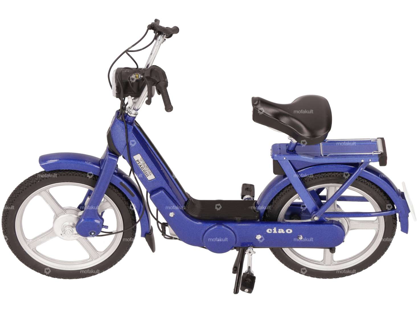 Vespa Piaggio Ciao blue miniature model 1:10 (1A-quality) Carousel Image 1