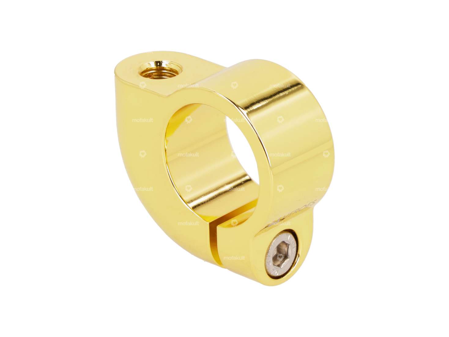 66HEROES mirror mount M8 gold Carousel Image 1