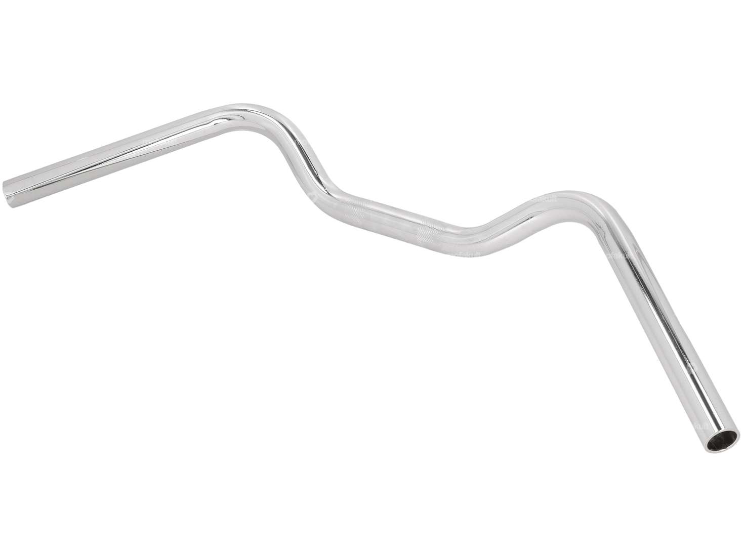 Handlebar fork plate 15 cm Cafe Racer chrome Carousel Image 2