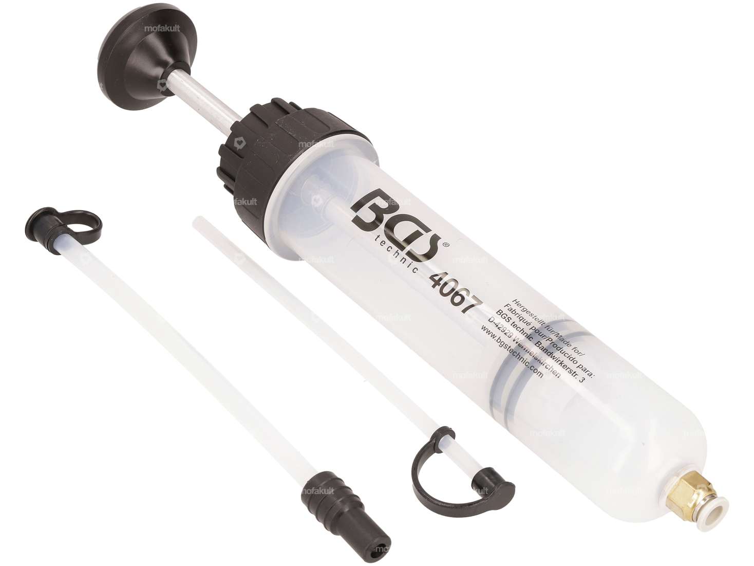 BGS hand pump / filling syringe 200 ml Carousel Image 2