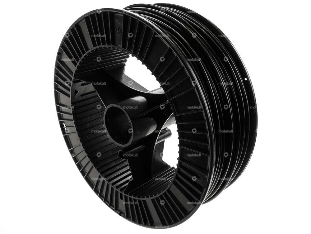 Cable sheath Ø 5 mm black (100 meter roll) Metal inner sheath Carousel Image 1