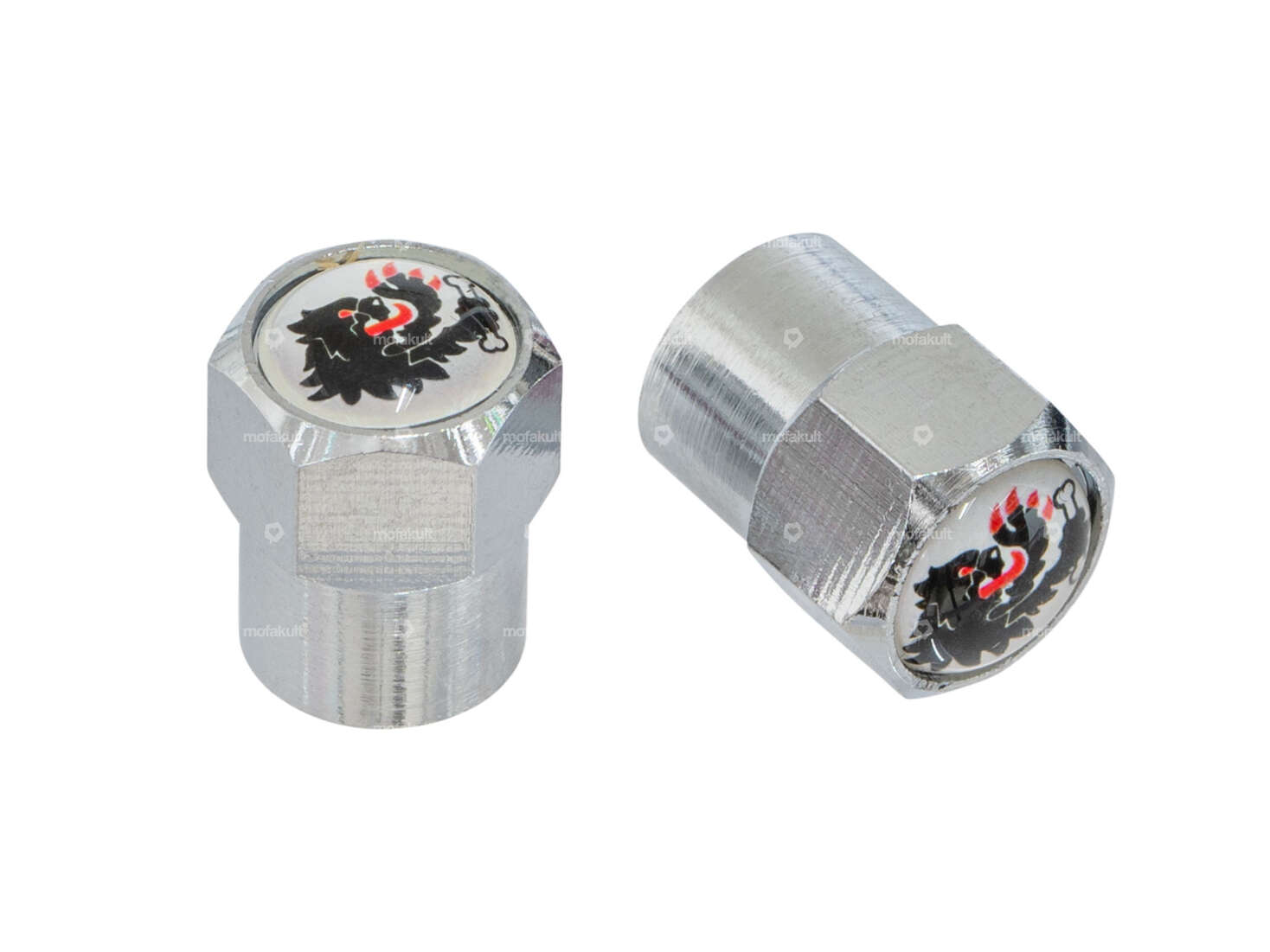 Malossi valve caps aluminum (pair) Carousel Image 1