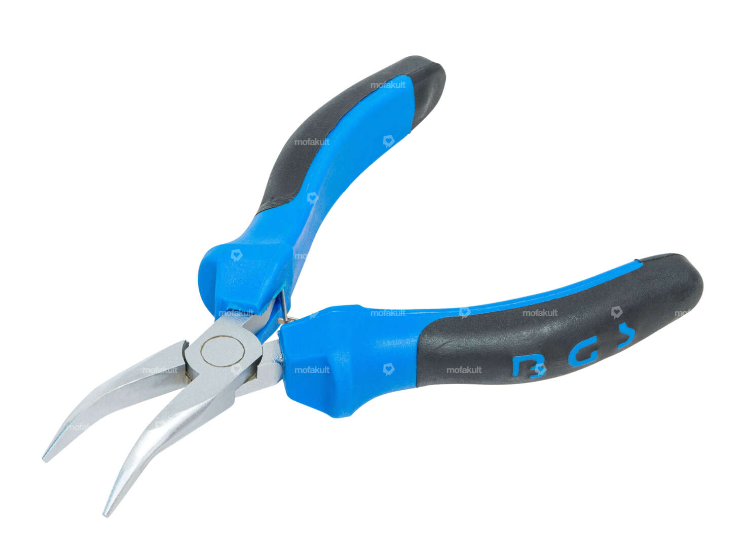 BGS needle nose pliers small curved Carousel Image 1