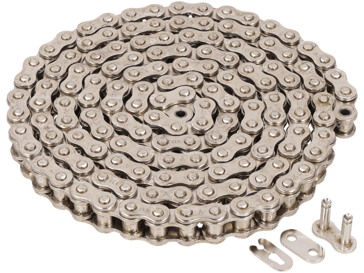 A-Chain drive chain silver 428HS (reinforced) 144L small motorcycle Carousel Image 1