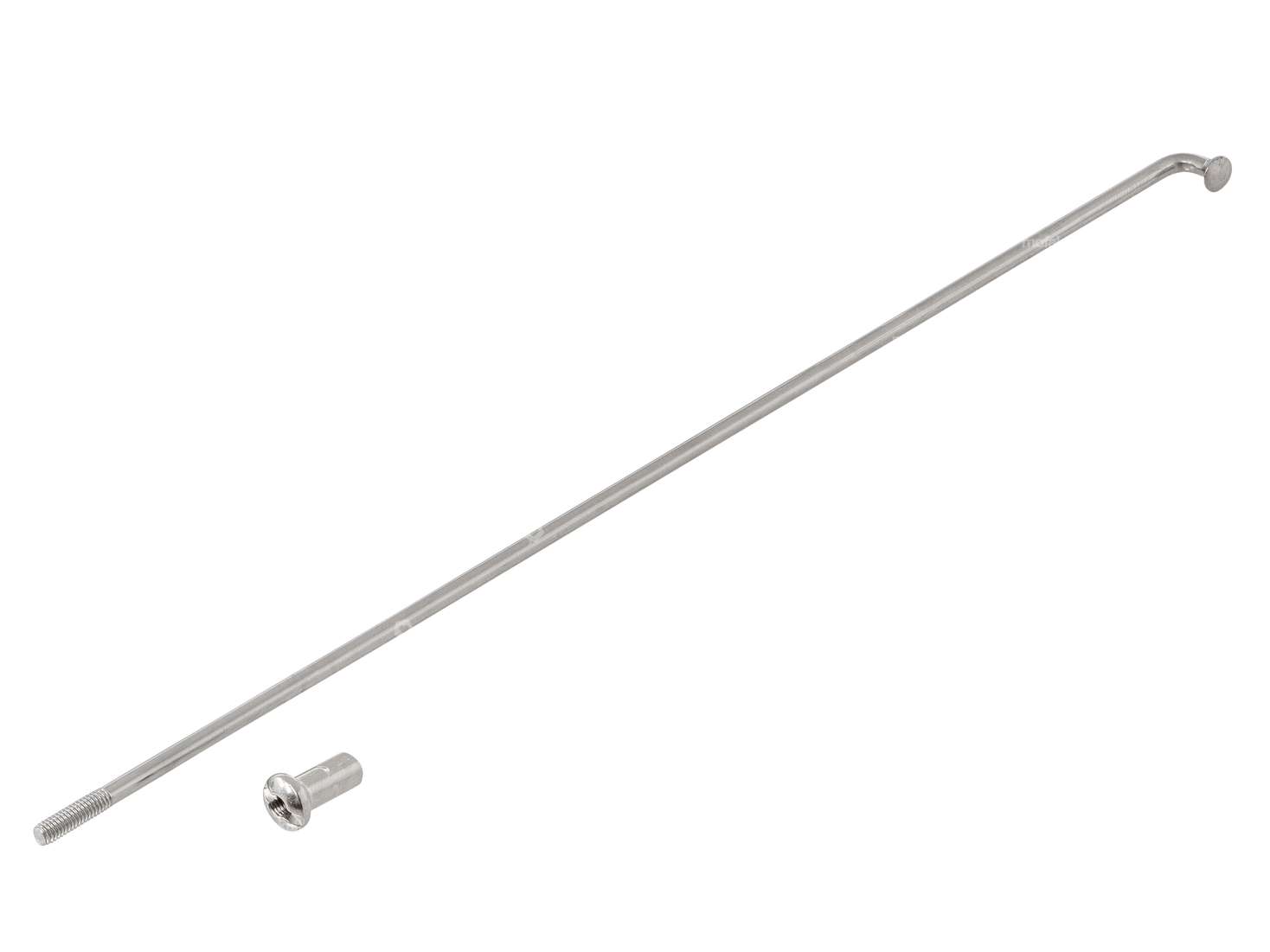 GPO 19" spoke single incl. nipple (2.9 x 212 mm) Inox Carousel Image 1