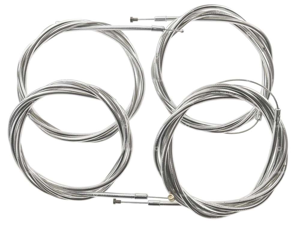 Cable set cut chrome | Piaggio Ciao, SI Carousel Image 1